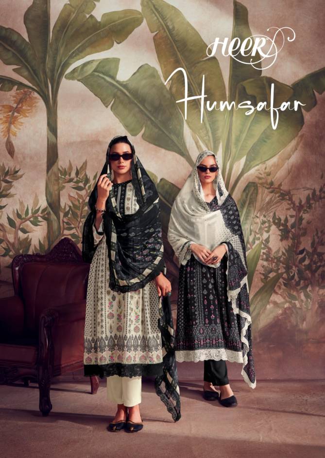 Heer Humsafar Muslin Designer Salwar Suits Catalog